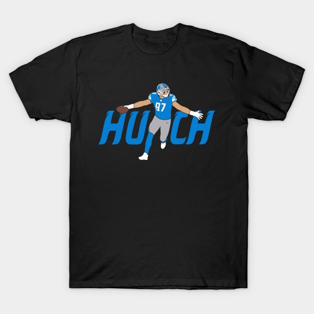 Hutch 97, Detroit Football design T-Shirt by FanSwagUnltd